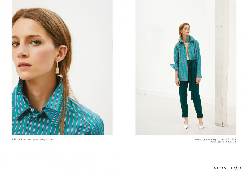 Anne Marie van Dijk featured in  the Frenken lookbook for Spring 2019