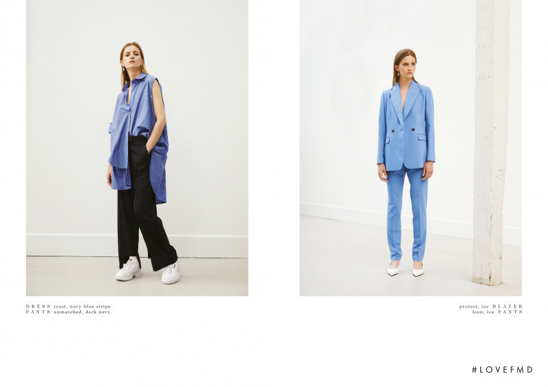 Anne Marie van Dijk featured in  the Frenken lookbook for Spring 2019