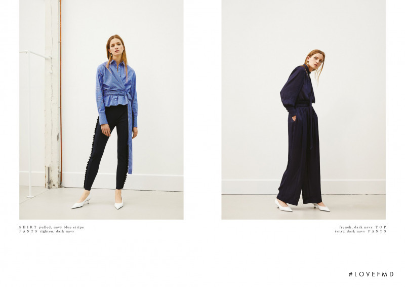 Anne Marie van Dijk featured in  the Frenken lookbook for Spring 2019