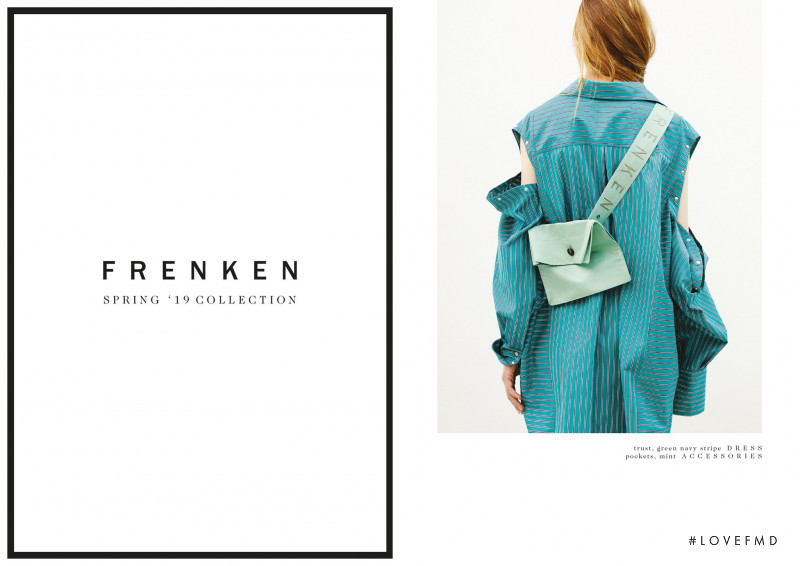 Anne Marie van Dijk featured in  the Frenken lookbook for Spring 2019