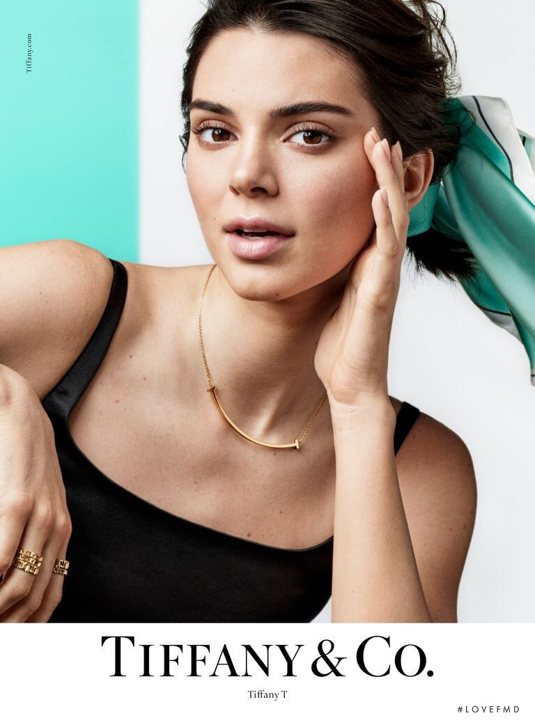 Kendall Jenner featured in  the Tiffany & Co. advertisement for Spring/Summer 2019