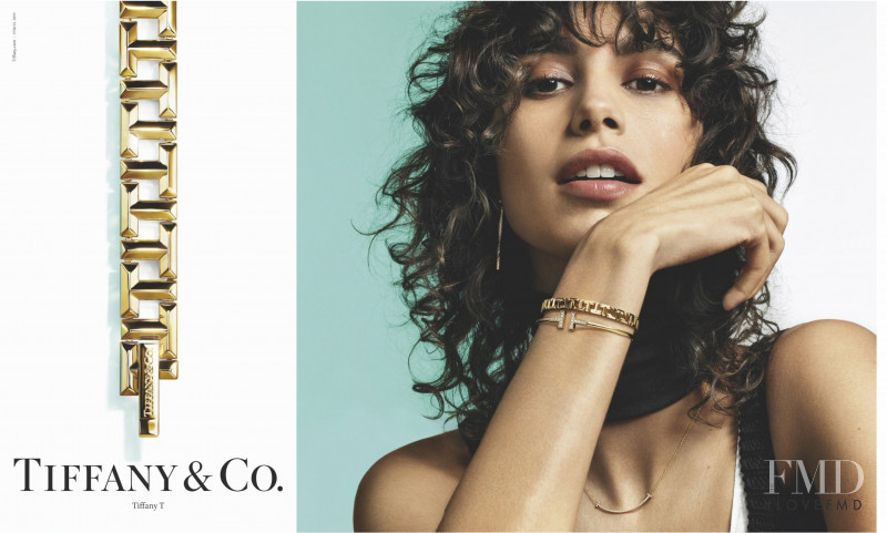 Mica Arganaraz featured in  the Tiffany & Co. advertisement for Spring/Summer 2019