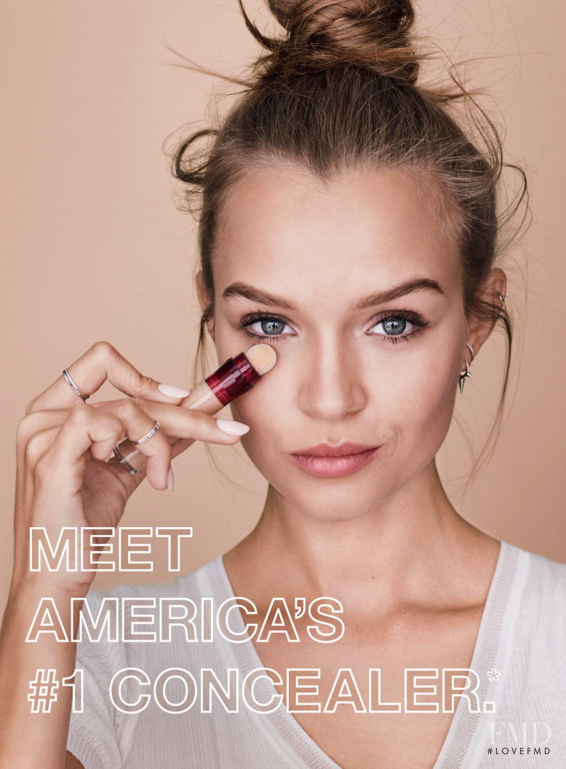 Josephine Skriver featured in  the Maybelline Sculpted Brows advertisement for Spring/Summer 2019