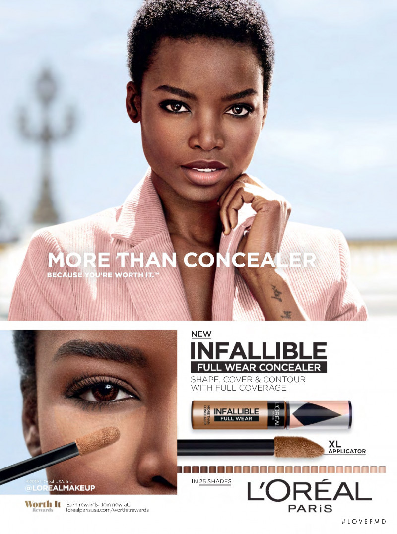 Maria Borges featured in  the L\'Oreal Paris advertisement for Spring/Summer 2019