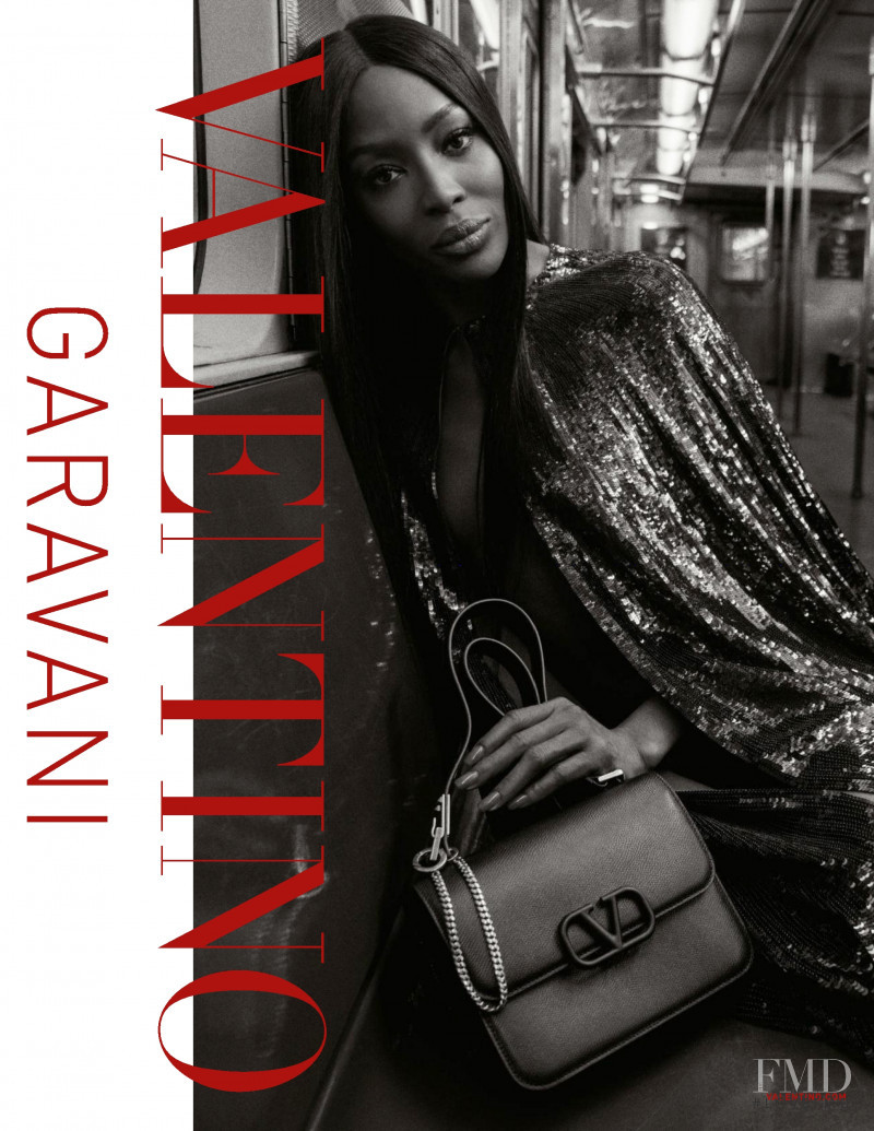 Naomi Campbell featured in  the Valentino Garavani advertisement for Spring/Summer 2019