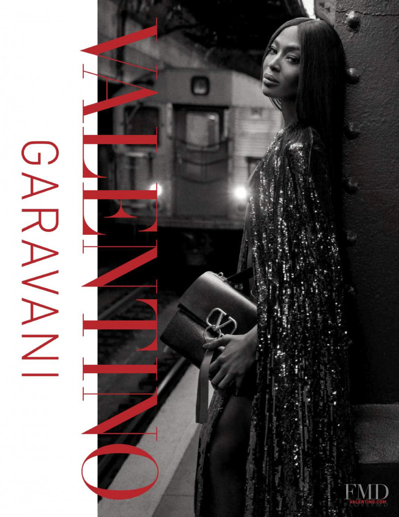 Naomi Campbell featured in  the Valentino Garavani advertisement for Spring/Summer 2019