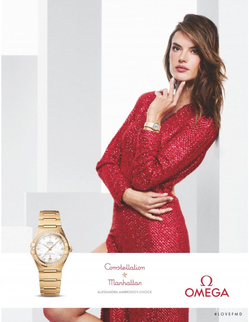 Alessandra Ambrosio featured in  the Omega advertisement for Spring/Summer 2019