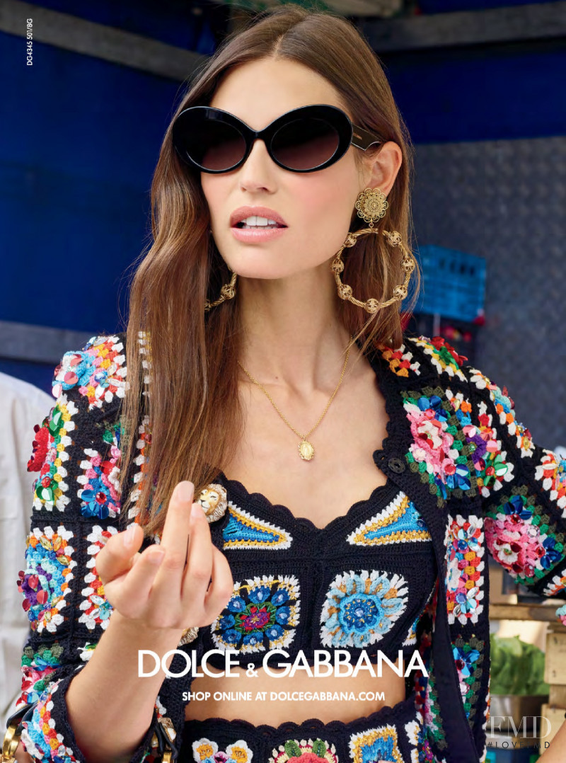 Bianca Balti featured in  the Dolce & Gabbana Jewellery advertisement for Spring/Summer 2019