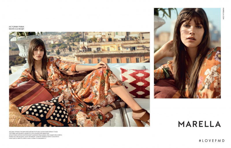 Vanessa Moody featured in  the Marella advertisement for Spring/Summer 2019