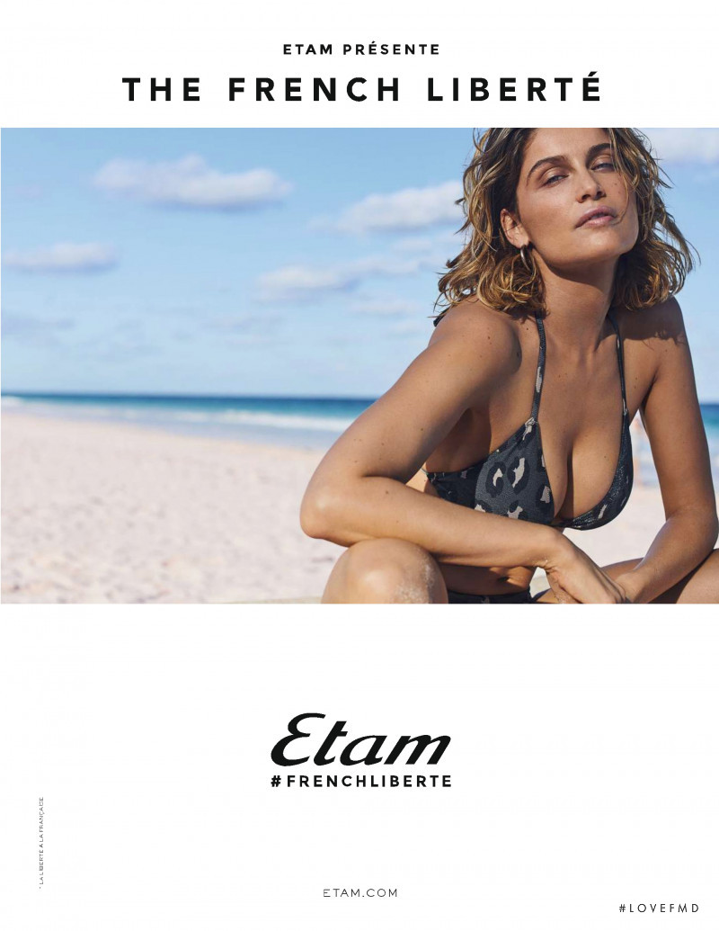 Laetitia Casta featured in  the Etam advertisement for Spring/Summer 2019