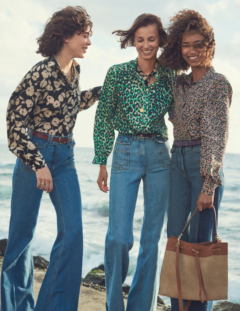 Anais Mali featured in  the Gerard Darel advertisement for Spring/Summer 2019