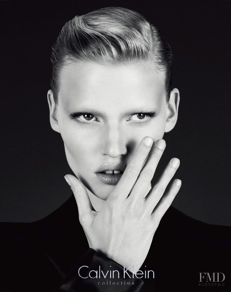 Lara Stone featured in  the Calvin Klein 205W39NYC advertisement for Autumn/Winter 2010