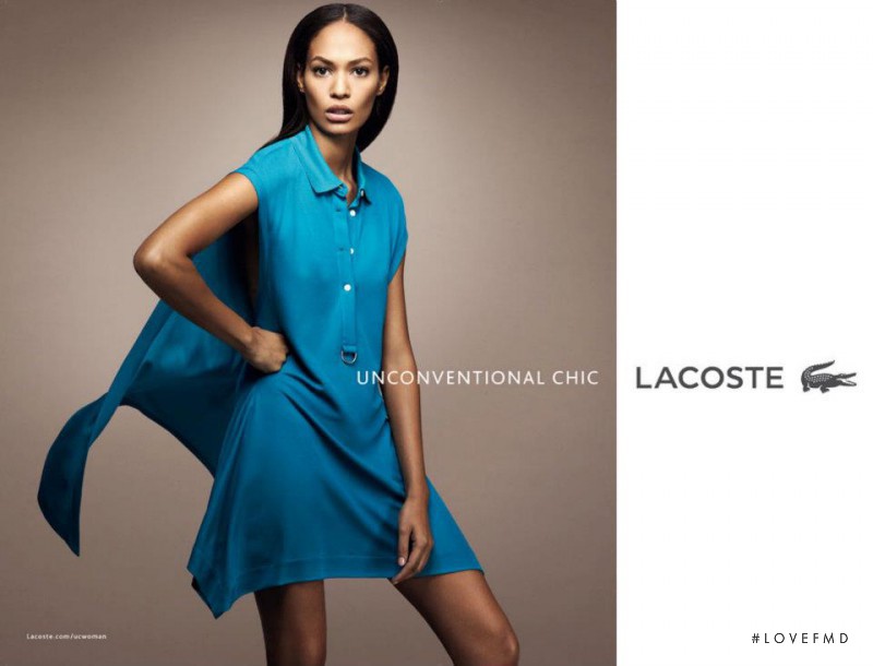 Joan Smalls featured in  the Lacoste advertisement for Spring/Summer 2012