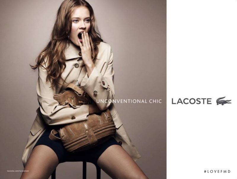 Monika Jagaciak featured in  the Lacoste advertisement for Spring/Summer 2012