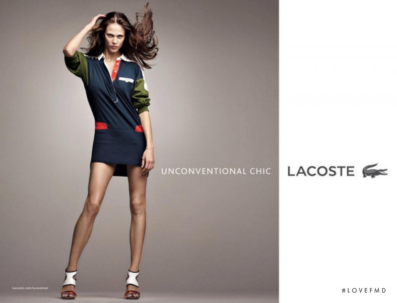 Aymeline Valade featured in  the Lacoste advertisement for Spring/Summer 2012