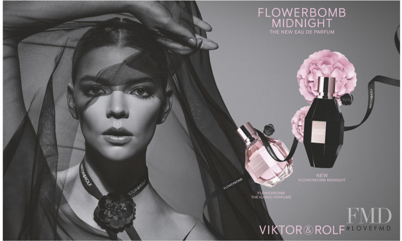 Viktor & Rolf Fragrance Flowerbomb Midnight advertisement for Spring/Summer 2019