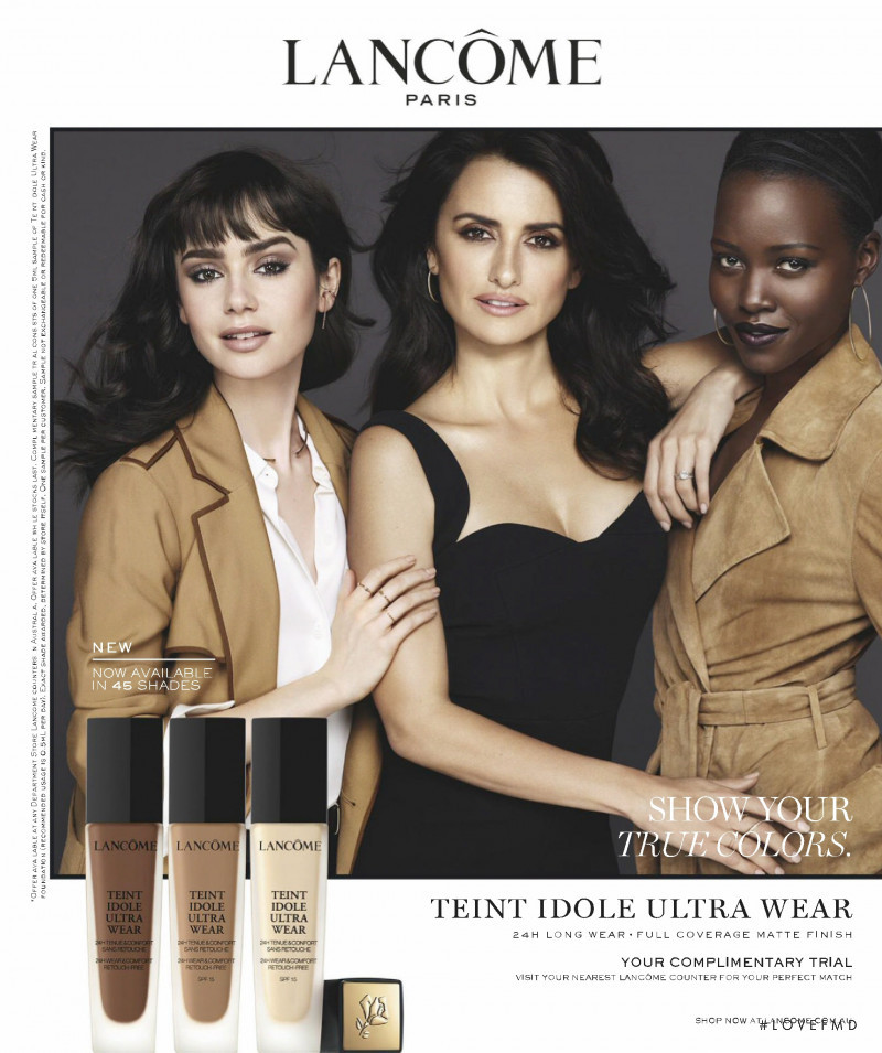 Lancome TEINT IDOLE ULTRA WEAR advertisement for Spring/Summer 2019
