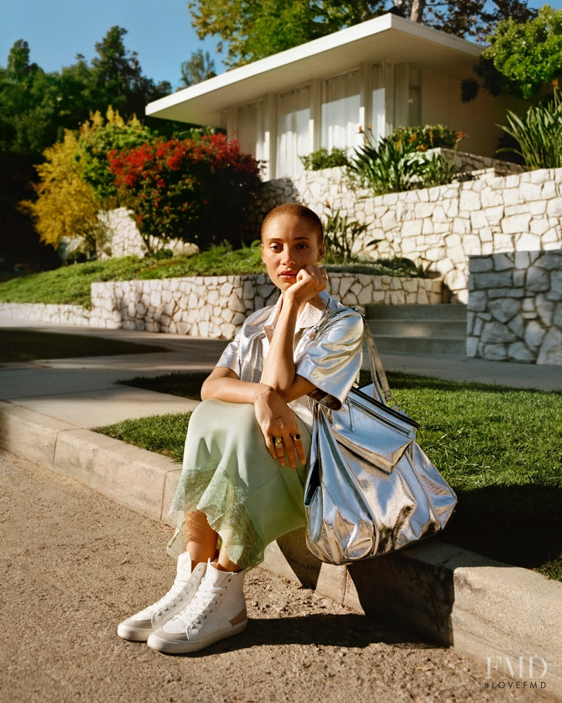 Adwoa Aboah featured in  the Mango Mango Spring/Summer 2019 advertisement for Spring/Summer 2019