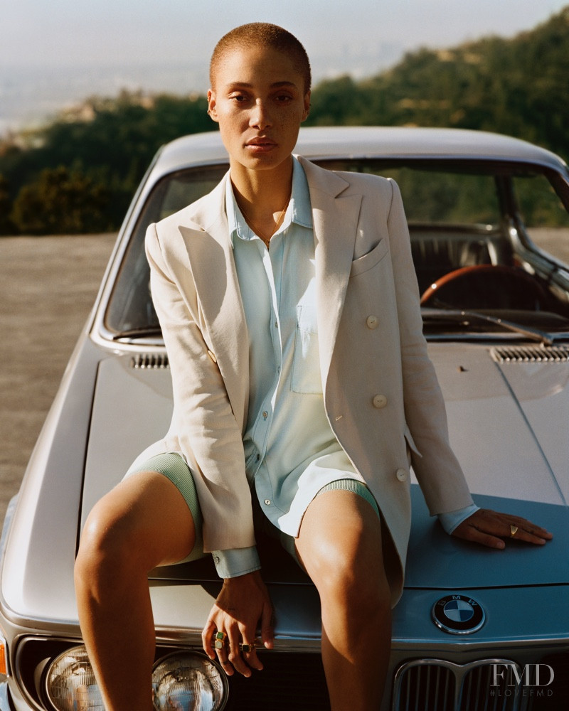 Adwoa Aboah featured in  the Mango Mango Spring/Summer 2019 advertisement for Spring/Summer 2019