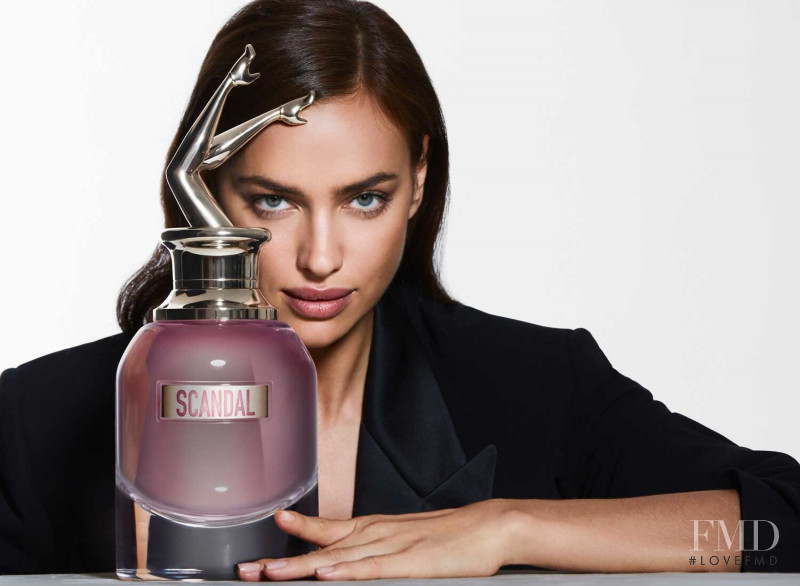 Irina Shayk featured in  the Jean-Paul Gaultier Fragrance Scandal A Paris advertisement for Spring/Summer 2019