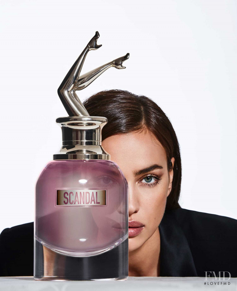 Irina Shayk featured in  the Jean-Paul Gaultier Fragrance Scandal A Paris advertisement for Spring/Summer 2019