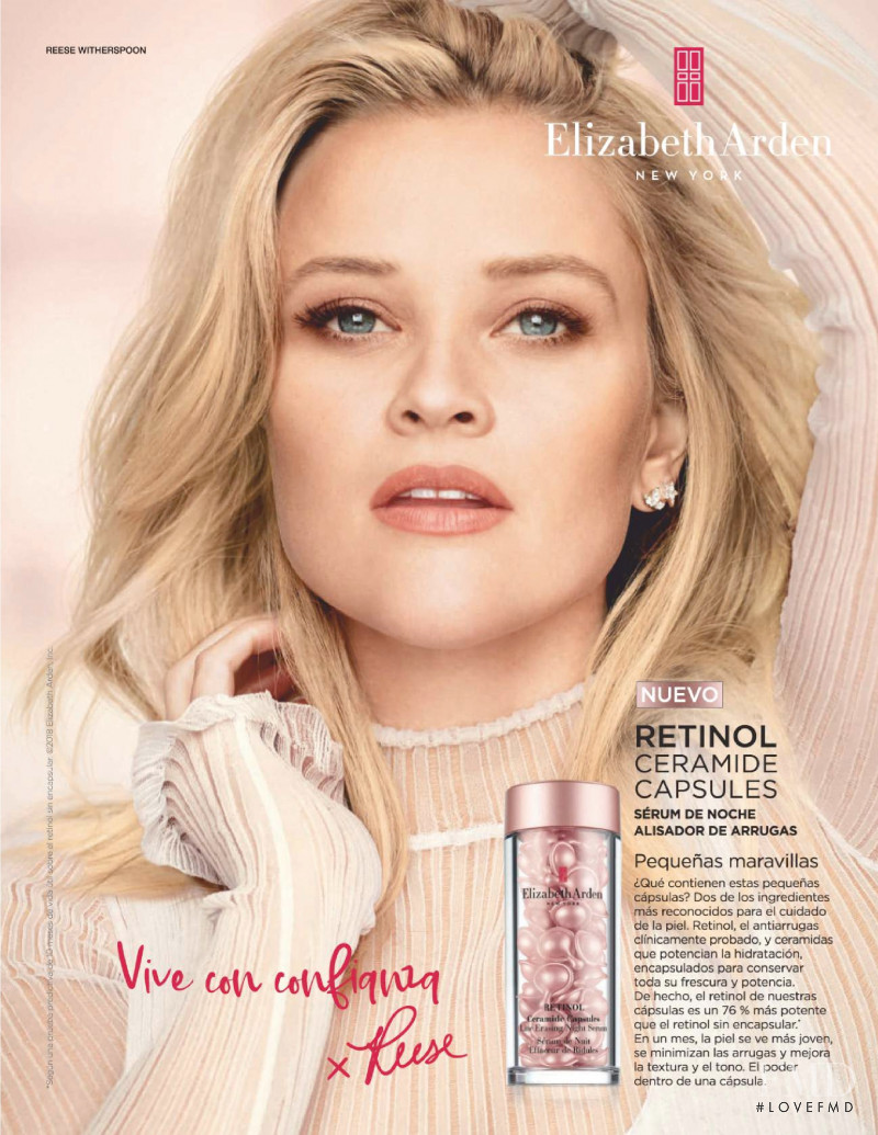 Elizabeth Arden advertisement for Spring/Summer 2019