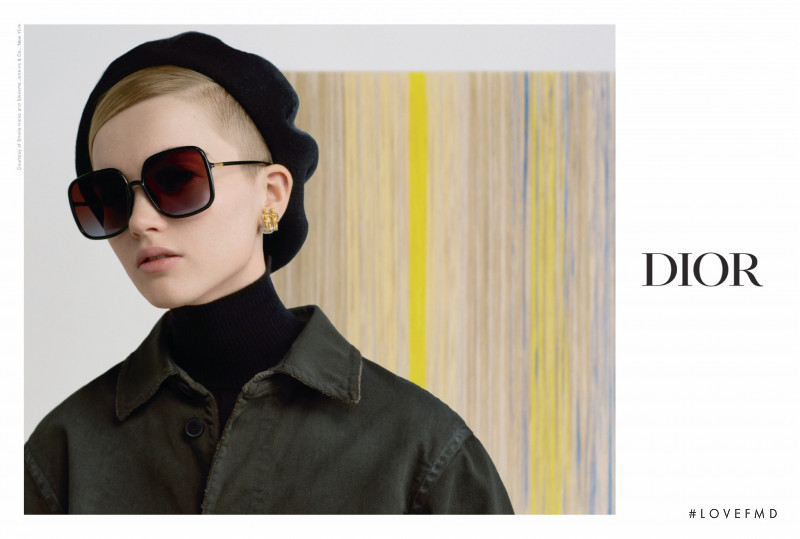 Ruth Bell featured in  the Dior Eyewear advertisement for Spring/Summer 2019