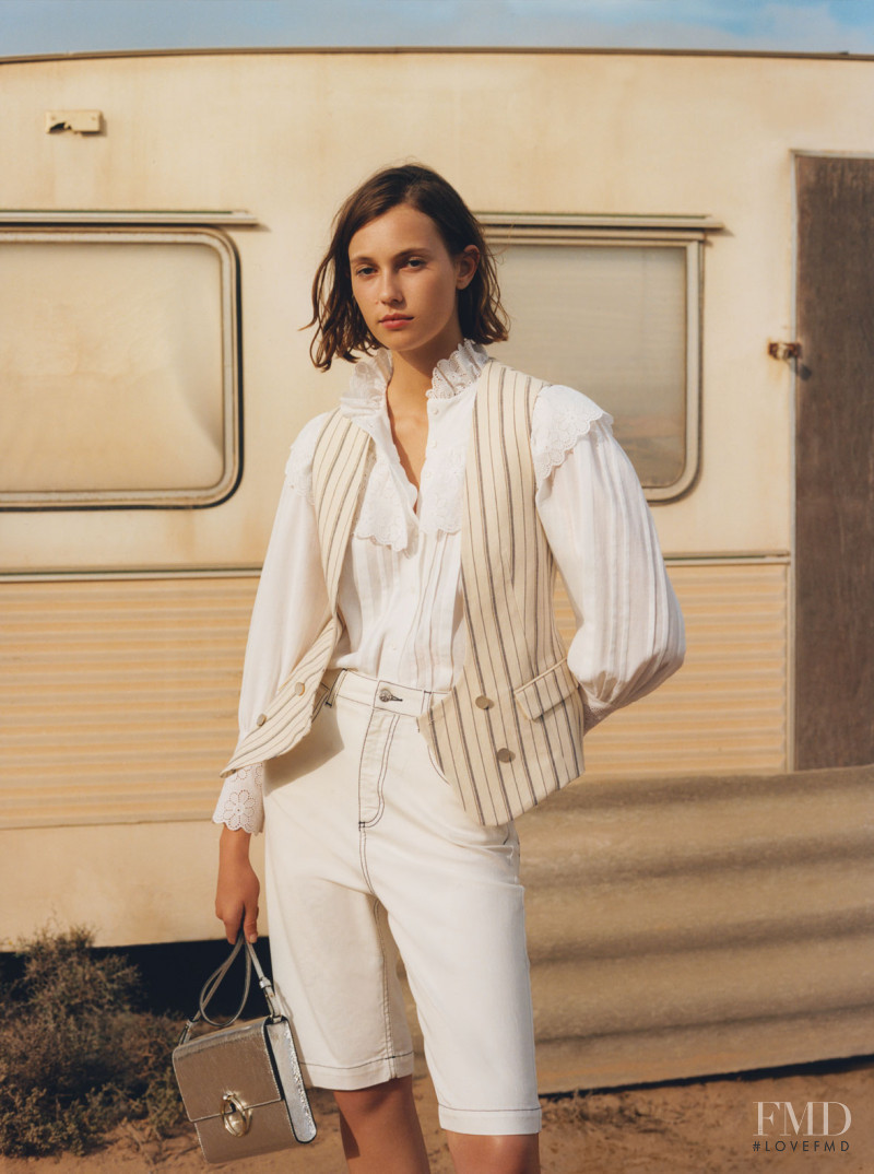 Mali Koopman featured in  the Claudie Pierlot Claudie Pierlot S/S 2019 advertisement for Spring/Summer 2019