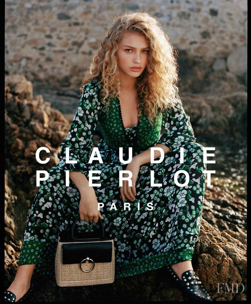 Dorit Revelis featured in  the Claudie Pierlot advertisement for Spring/Summer 2018