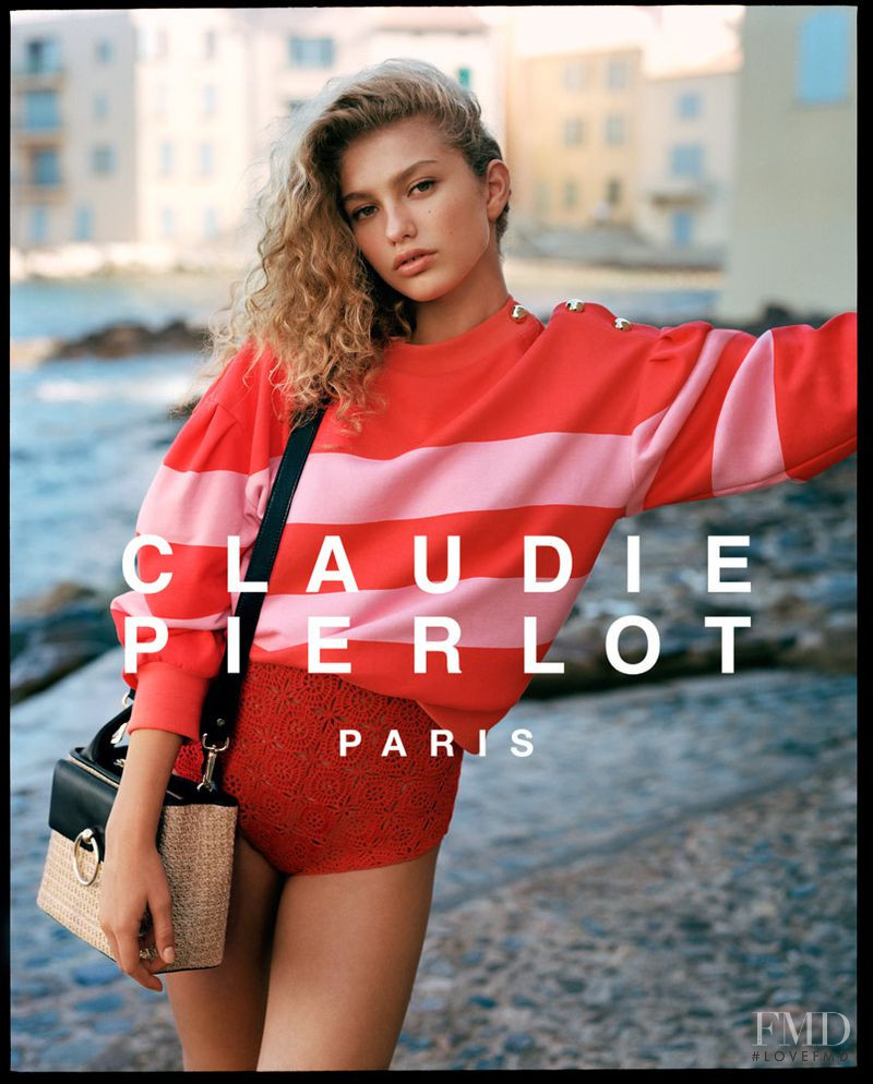 Dorit Revelis featured in  the Claudie Pierlot advertisement for Spring/Summer 2018