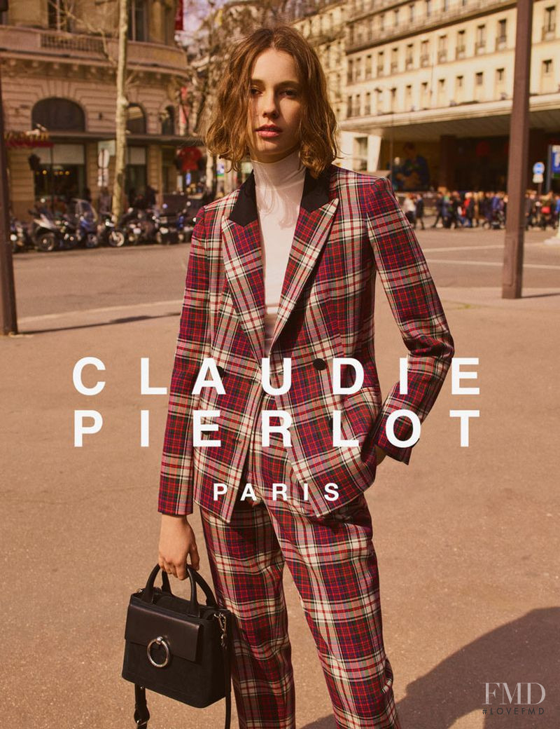 Mali Koopman featured in  the Claudie Pierlot Claudie Pierlot F/W 18 advertisement for Autumn/Winter 2018