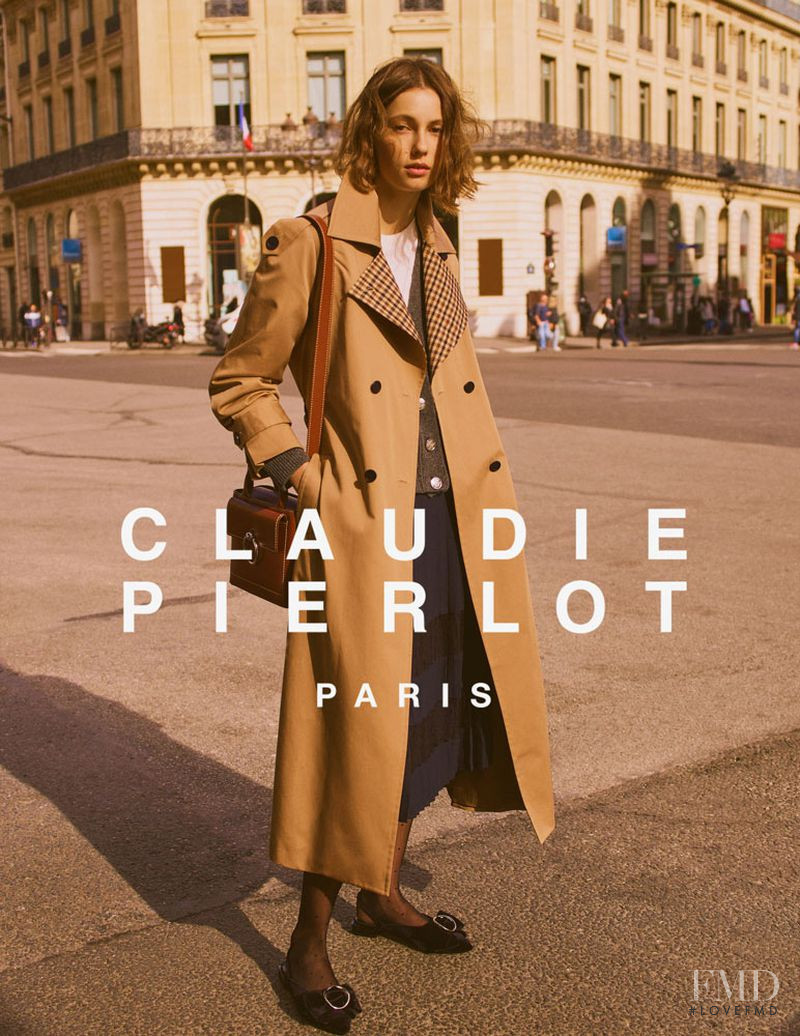 Mali Koopman featured in  the Claudie Pierlot Claudie Pierlot F/W 18 advertisement for Autumn/Winter 2018