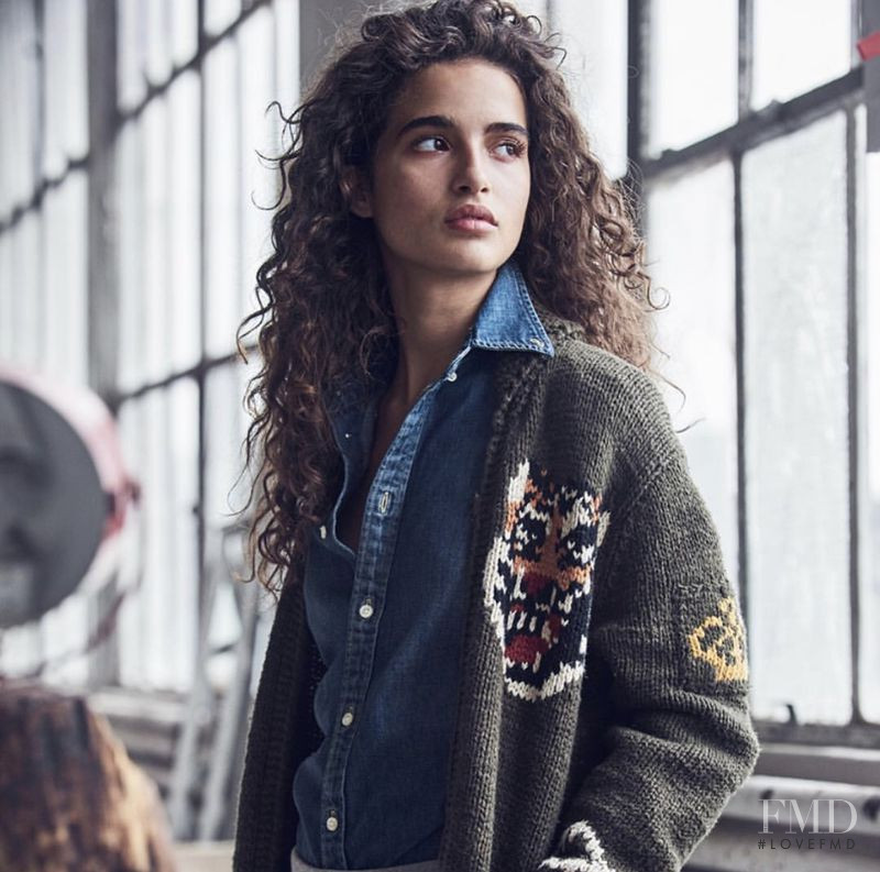 Chiara Scelsi featured in  the Polo Ralph Lauren lookbook for Spring/Summer 2019