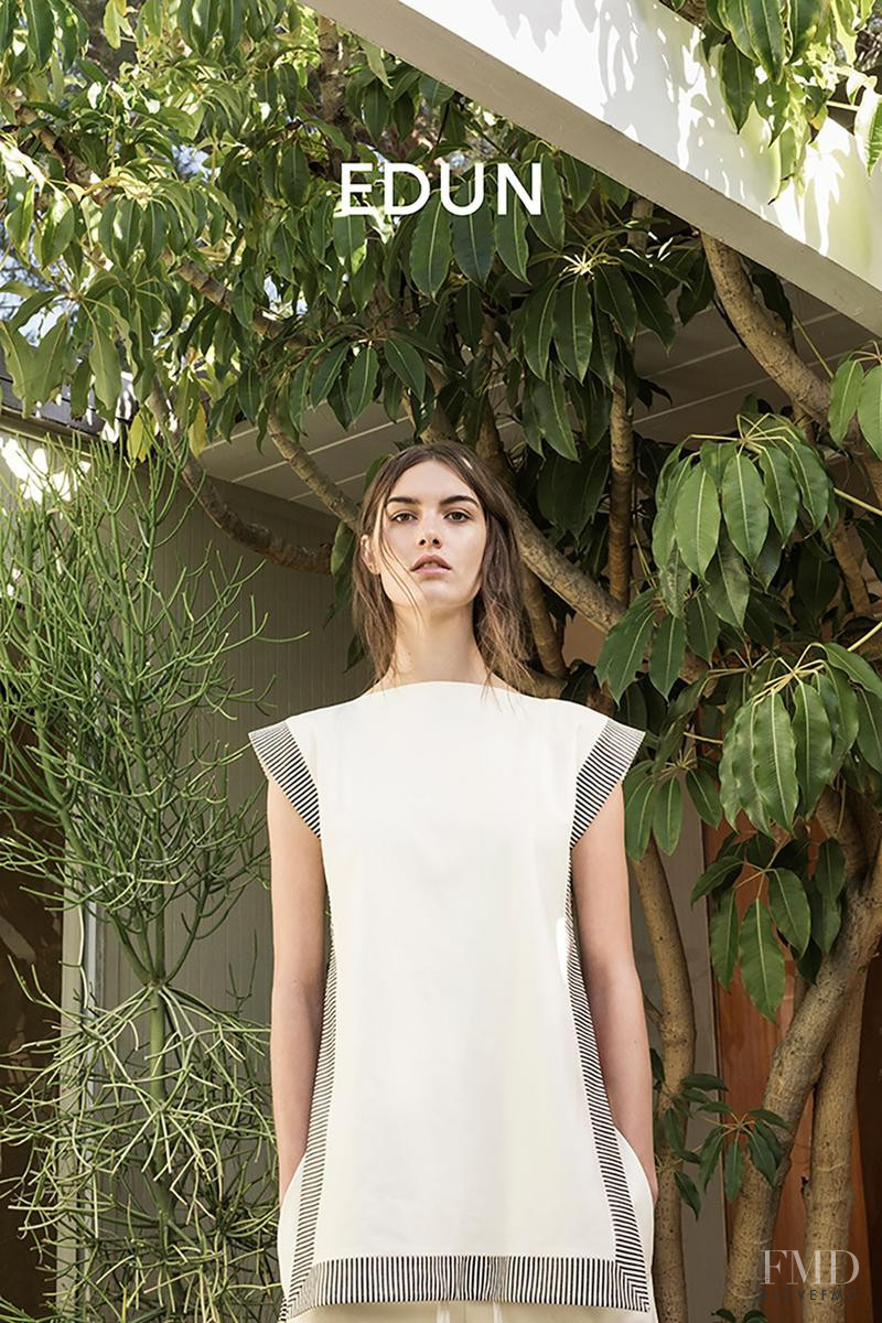 Ronja Furrer featured in  the EDUN Edun S/S 15 advertisement for Spring/Summer 2015