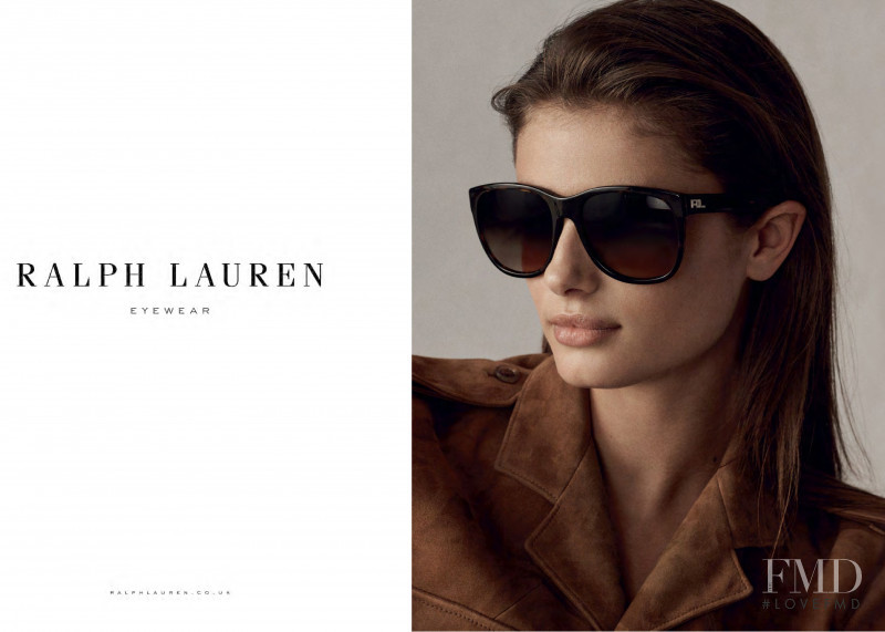 Taylor Hill featured in  the Ralph Lauren Eyewear advertisement for Spring/Summer 2019