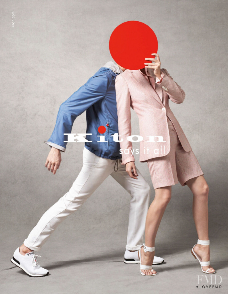 Kiton advertisement for Spring/Summer 2019