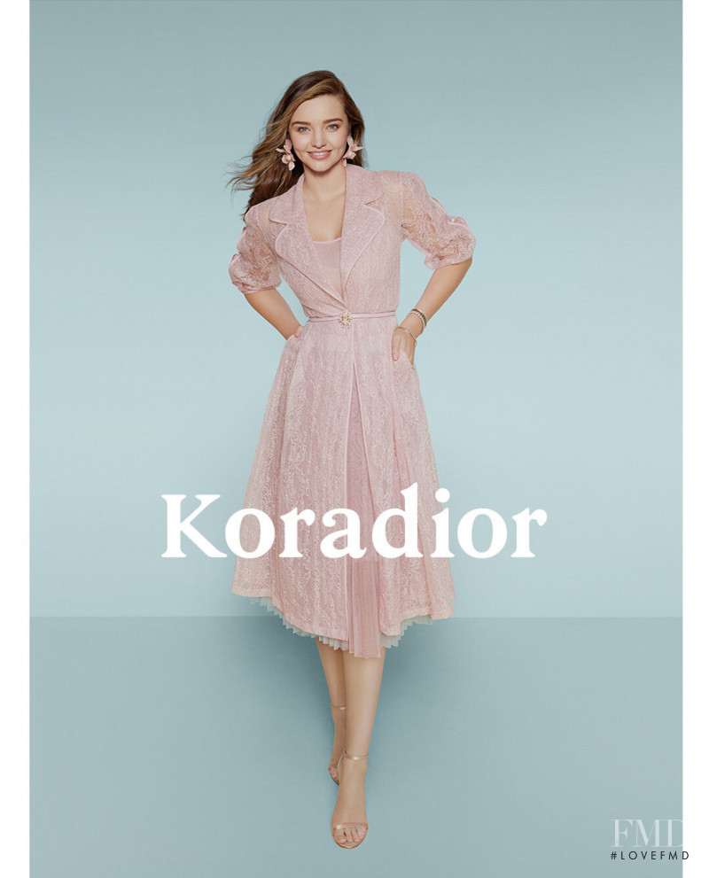 Miranda Kerr featured in  the Koradior advertisement for Summer 2019