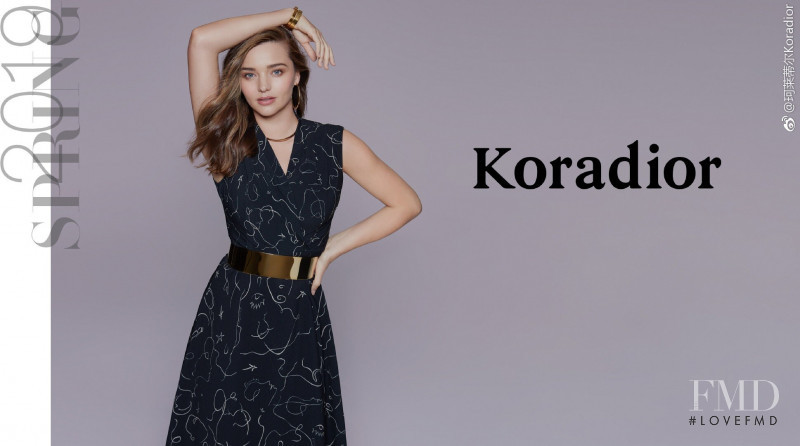 Miranda Kerr featured in  the Koradior advertisement for Spring 2019