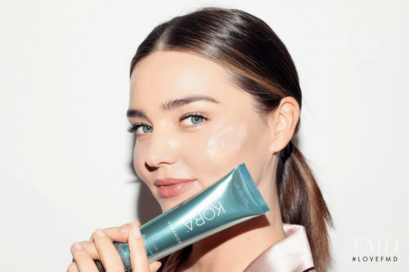 Miranda Kerr featured in  the Kora Organics advertisement for Autumn/Winter 2018