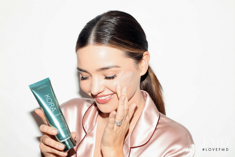 Miranda Kerr featured in  the Kora Organics advertisement for Autumn/Winter 2018