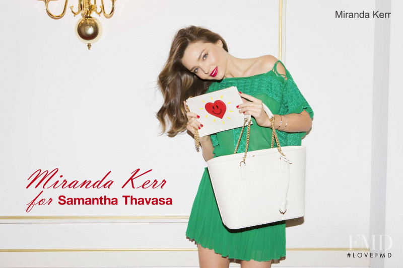 Miranda Kerr featured in  the Samantha Thavasa advertisement for Spring/Summer 2016