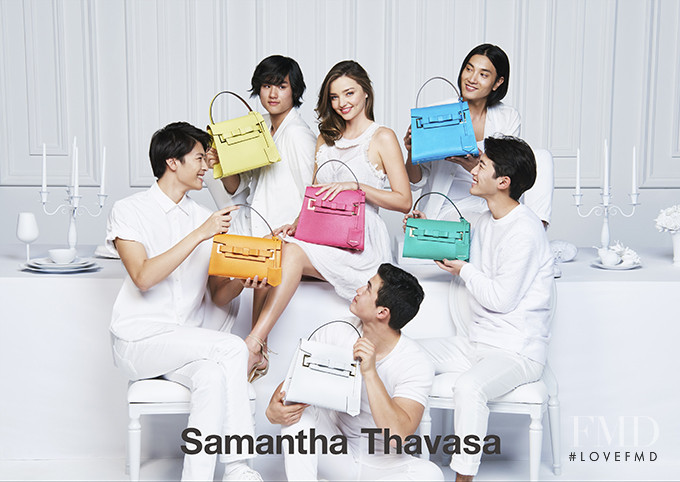 Miranda Kerr featured in  the Samantha Thavasa advertisement for Spring/Summer 2016