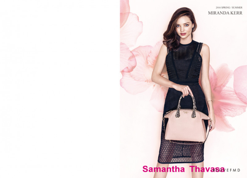 Miranda Kerr featured in  the Samantha Thavasa advertisement for Spring/Summer 2016