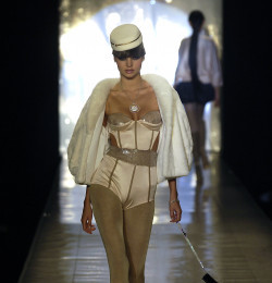 Carmen Kass wearing Baby Phat Spring 2003 Collection