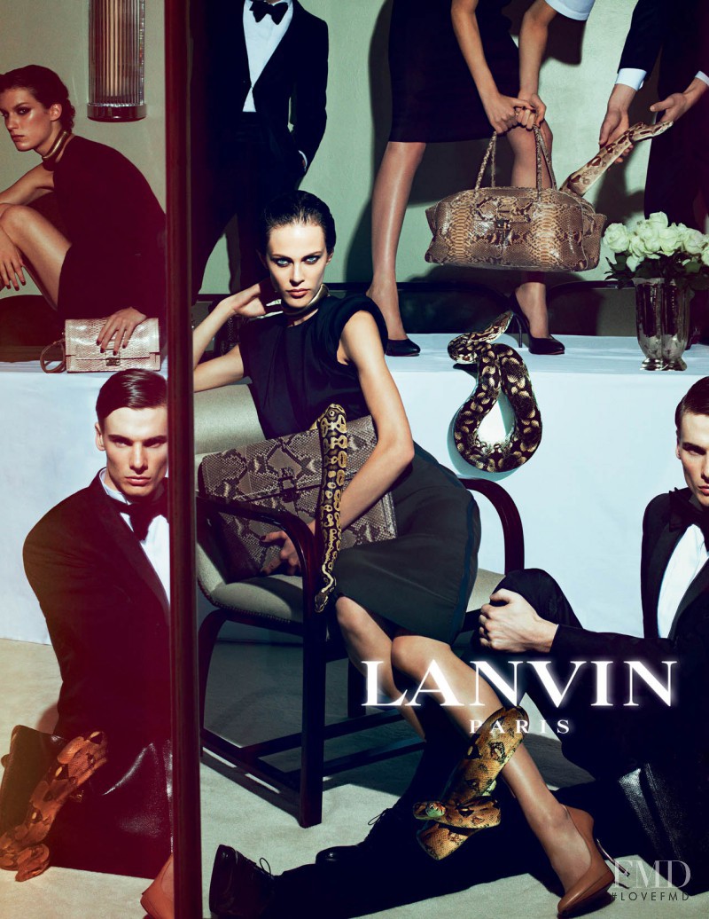 Aymeline Valade featured in  the Lanvin advertisement for Spring/Summer 2012