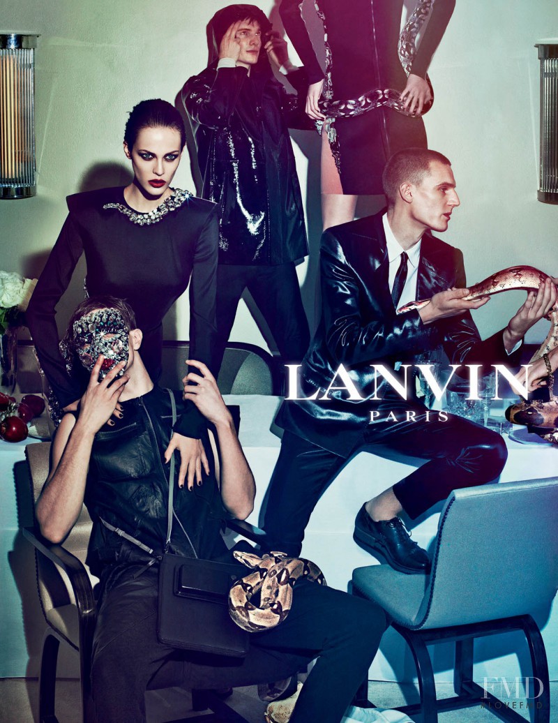 Aymeline Valade featured in  the Lanvin advertisement for Spring/Summer 2012