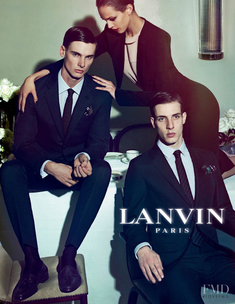 Aymeline Valade featured in  the Lanvin advertisement for Spring/Summer 2012