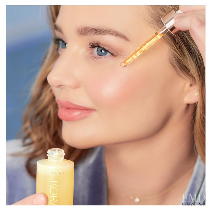 Miranda Kerr featured in  the Kora Organics advertisement for Spring/Summer 2018