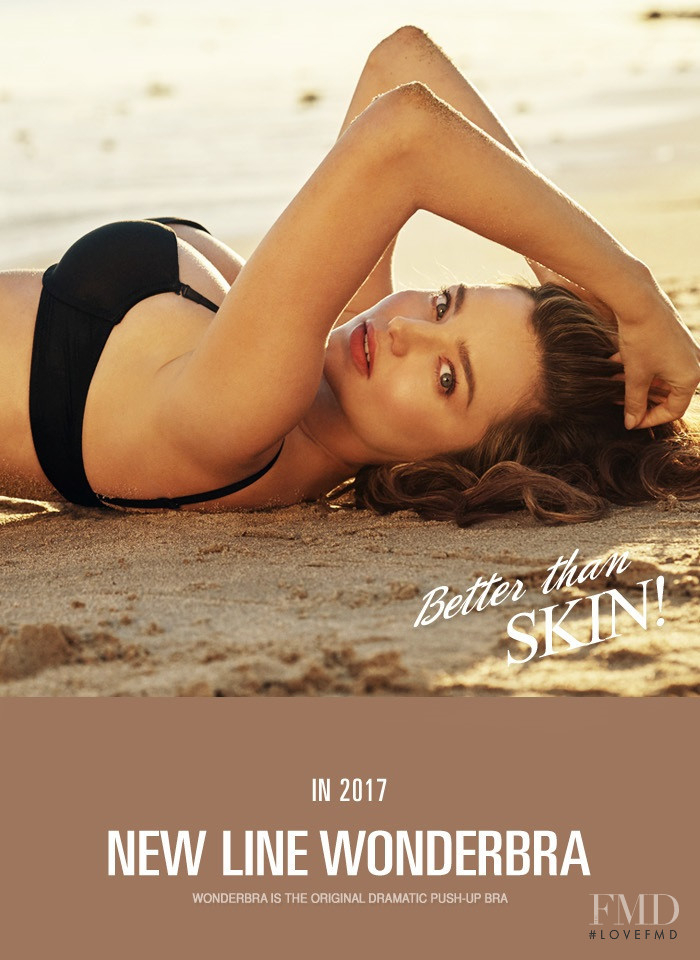 Miranda Kerr featured in  the Wonderbra advertisement for Spring/Summer 2017