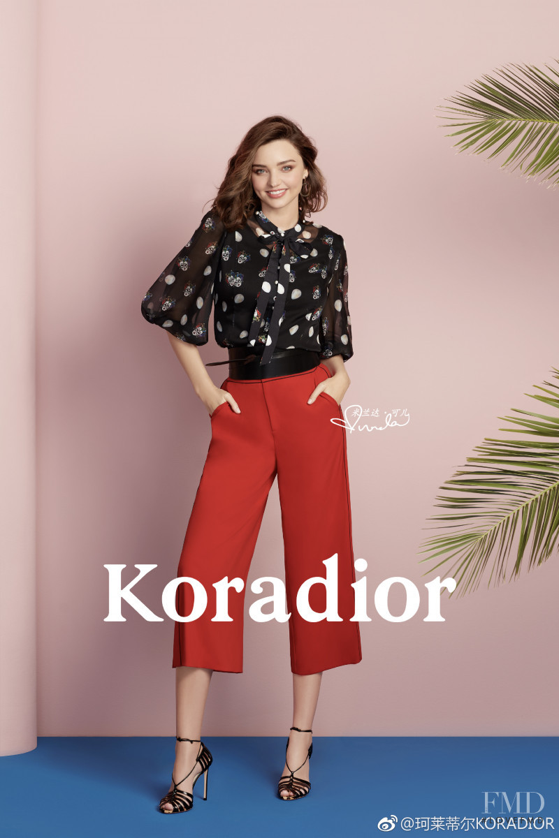 Miranda Kerr featured in  the Koradior advertisement for Summer 2018